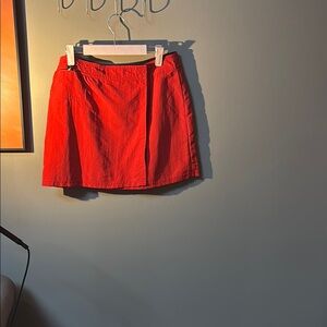 Nautica Red A-Line Mini Skirt.